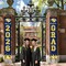 Graduation Party Decorations 2026 – Navy Blue & Gold “Congrats Grad” Door & Porch Banner Set | Class of 2026 Graduation Decor Supplies